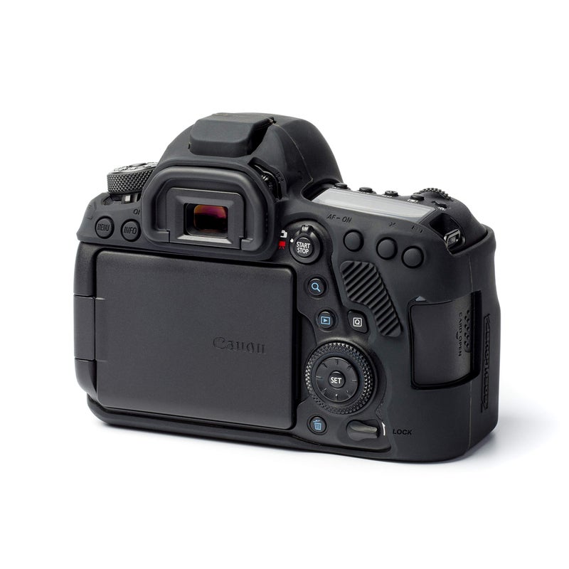 easyCover Silicone Protection Case for Canon 6D Mark II Camera, Black - Image 4